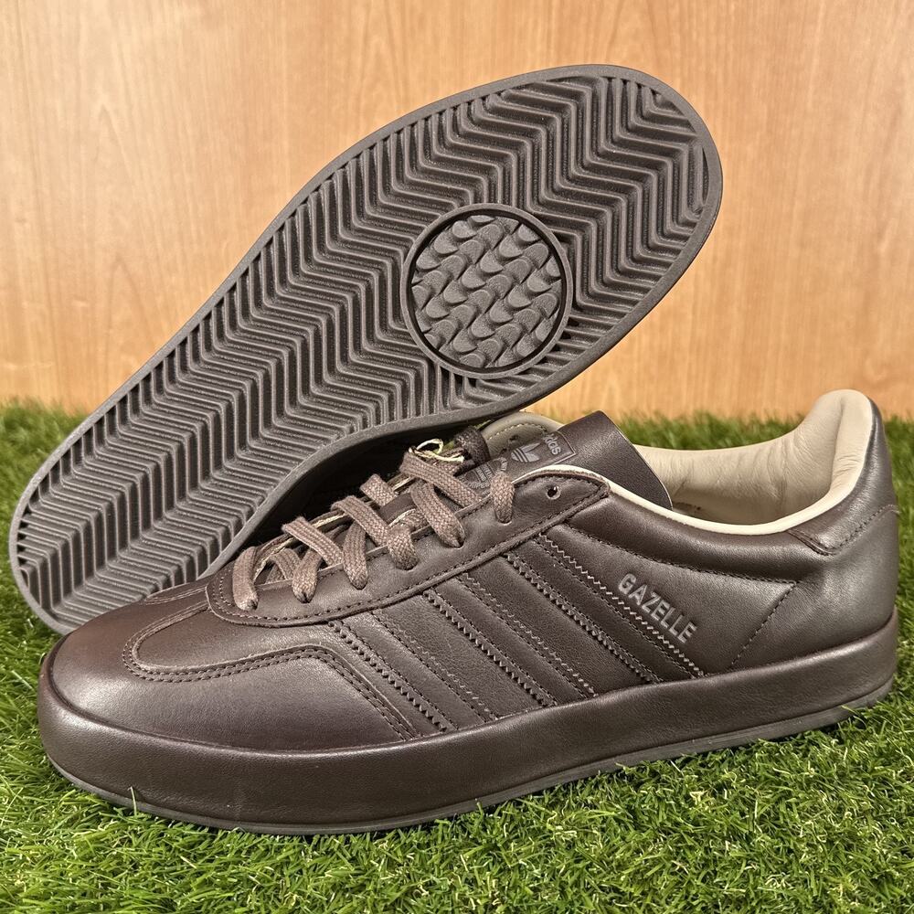adidas Gazelle Indoor LUX Dark Brown Wonder Beige JH5414 Men's Size 9.5
